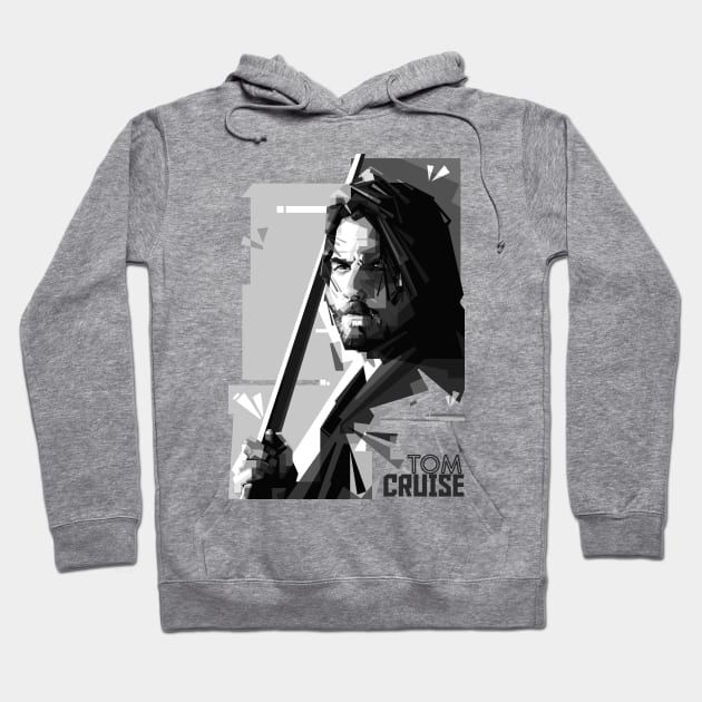 Tom Cruise Black and White Hoodie by dsatrio99